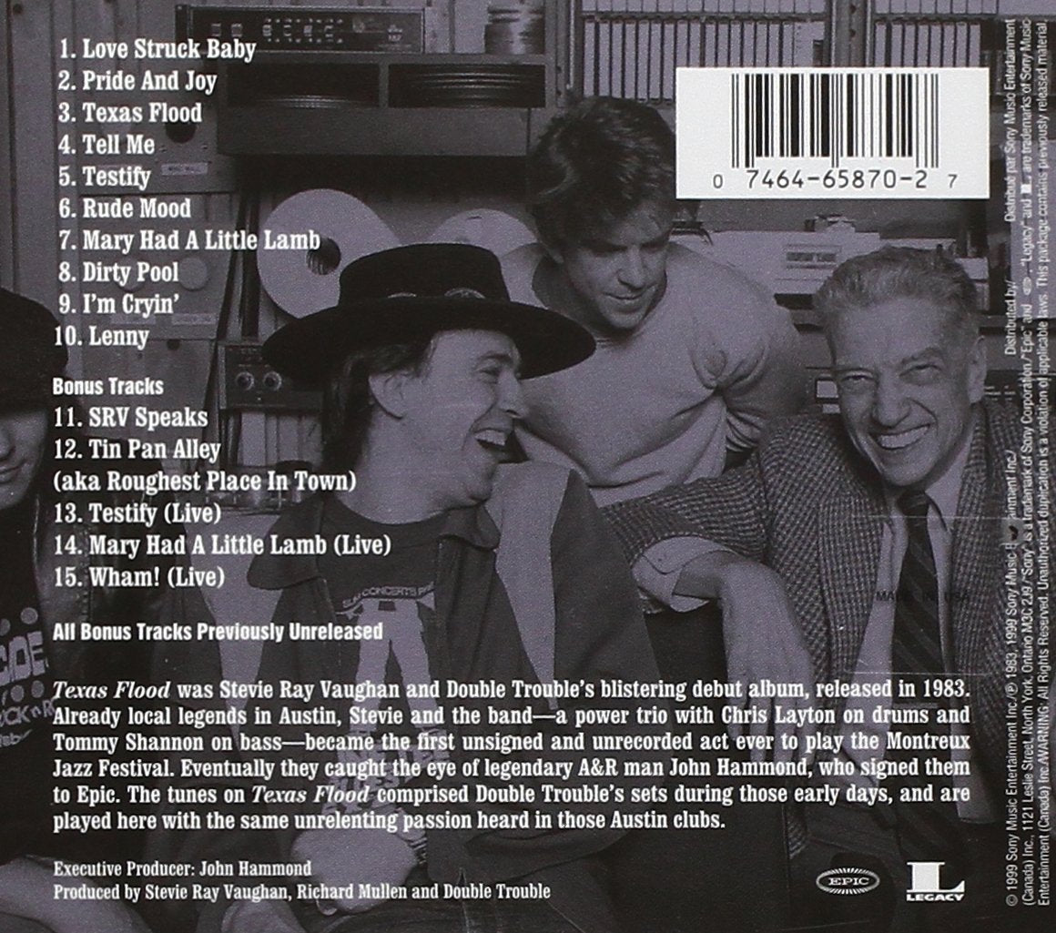 Vaughan, Stevie Ray/Texas Flood [CD]