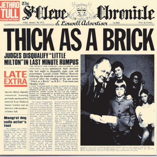 Jethro Tull/Thick As A Brick: 2012 Stephen Wilson Mix (Half-Speed Master) [LP]