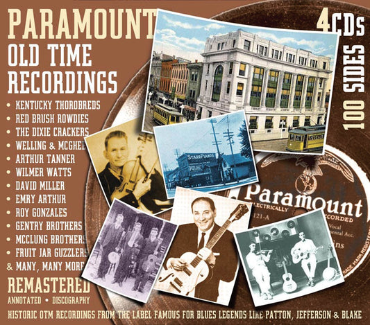 Various Artists/Paramount Old Time Recordings (4 CD Box) [CD]