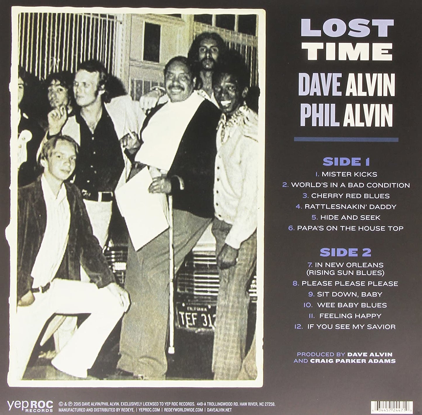 Alvin, Dave & Alvin, Phil/Lost Time [LP]