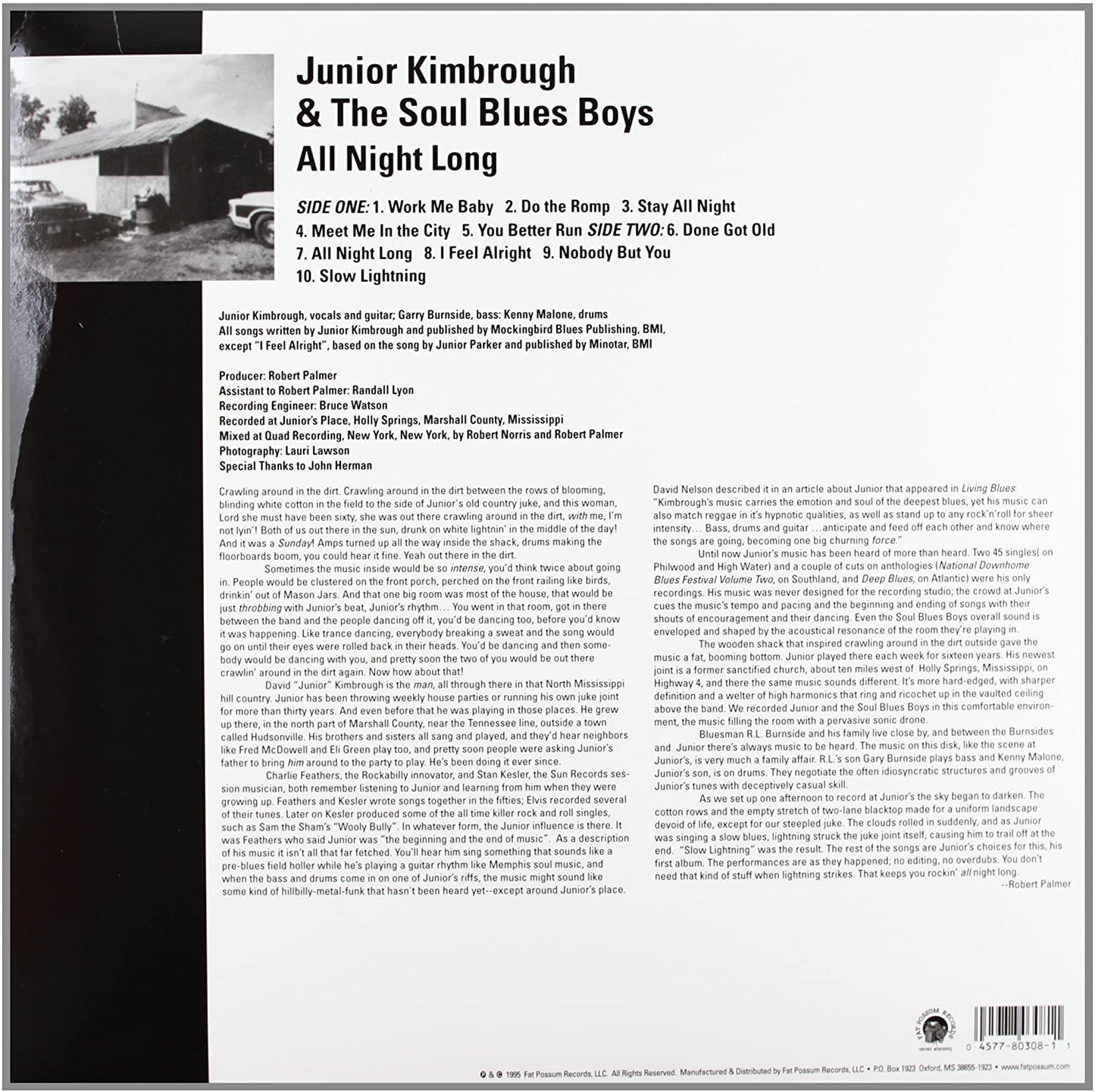 Kimbrough, Junior/All Night Long [LP]