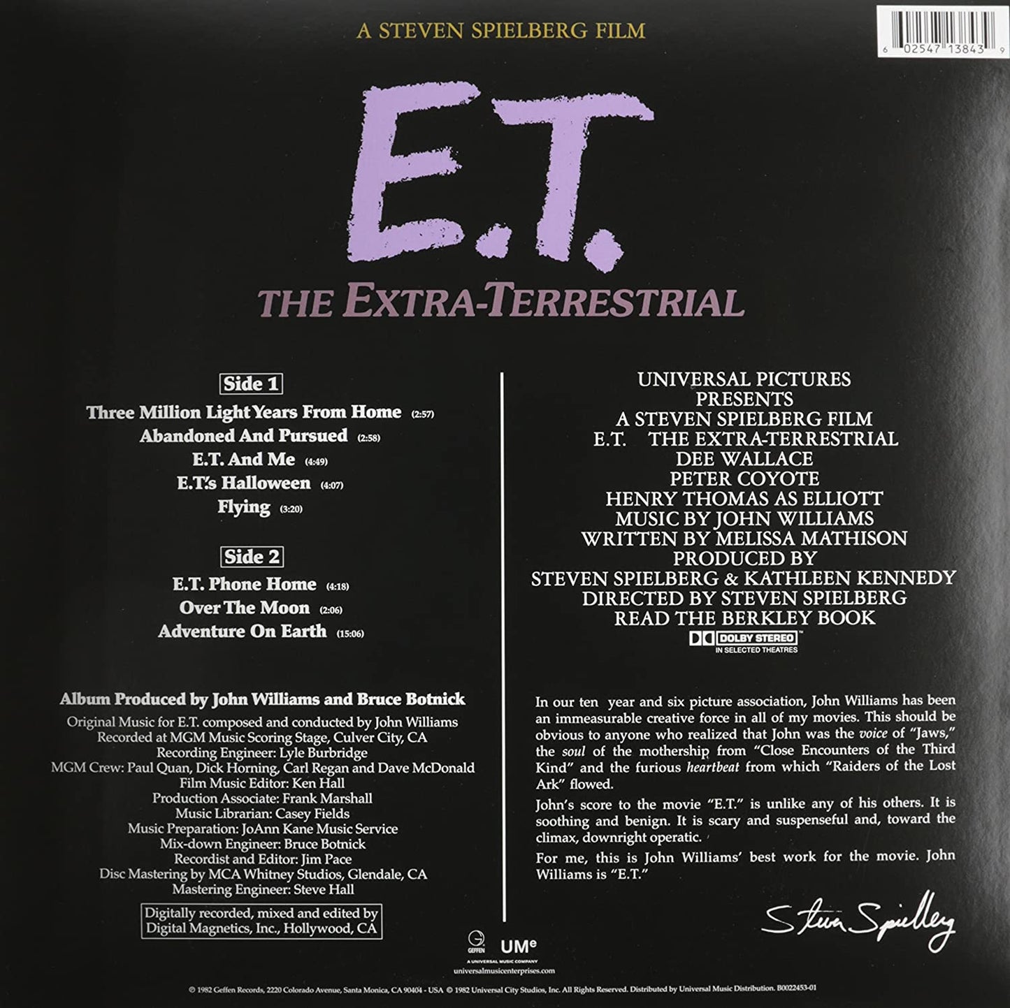 Soundtrack/E.T. [LP]