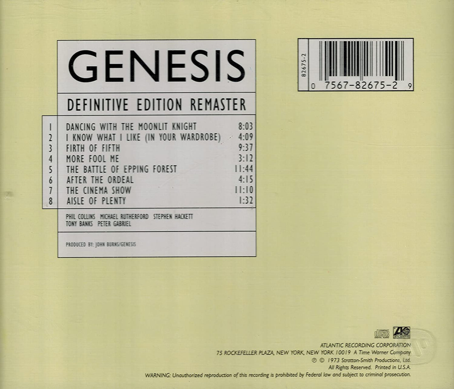 Genesis/Selling England By The Pound [CD]