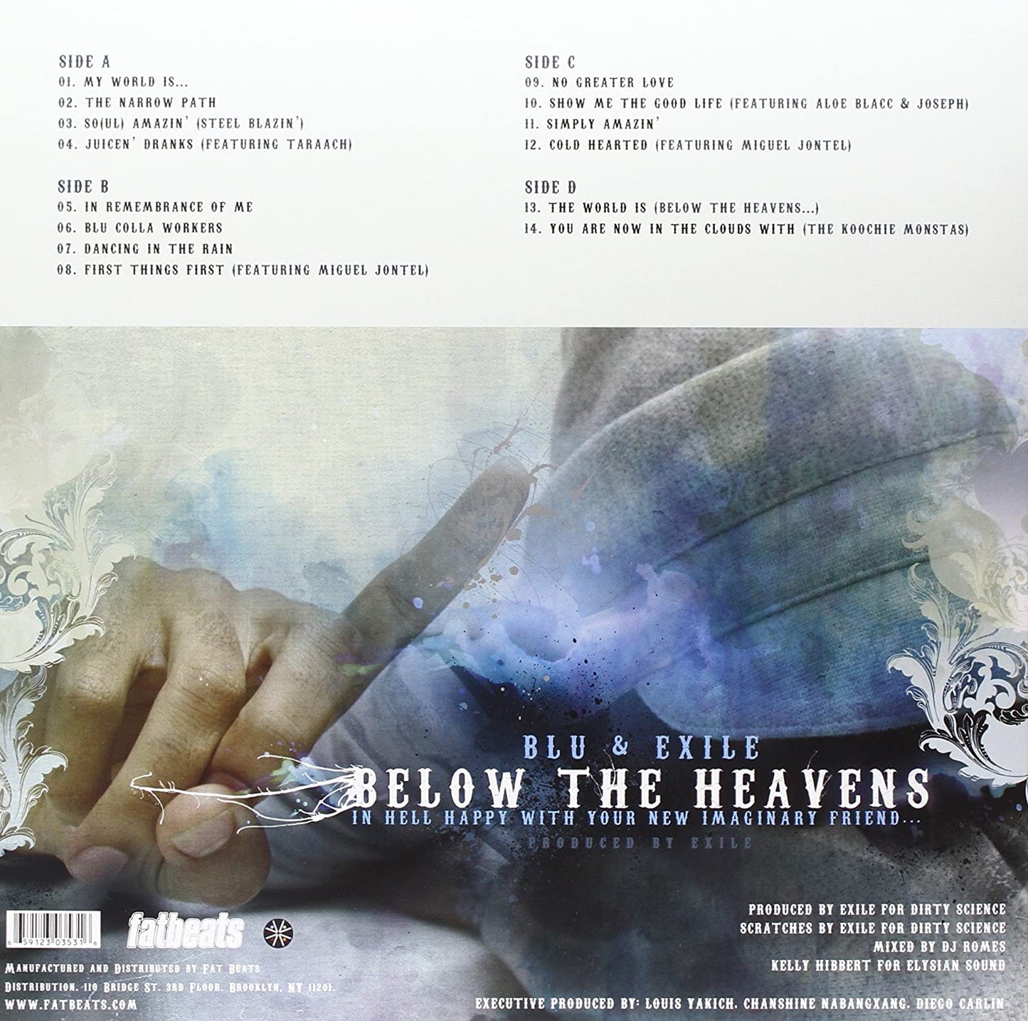 Blu & Exile/Below The Heavens (Celestial Blue Vinyl) [LP]