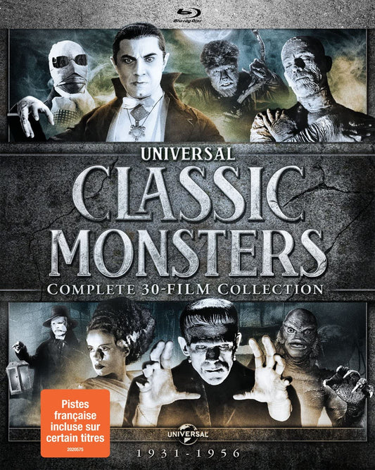 Universal Classic Monsters: Complete 30-Film Collection Box Set [BluRay]