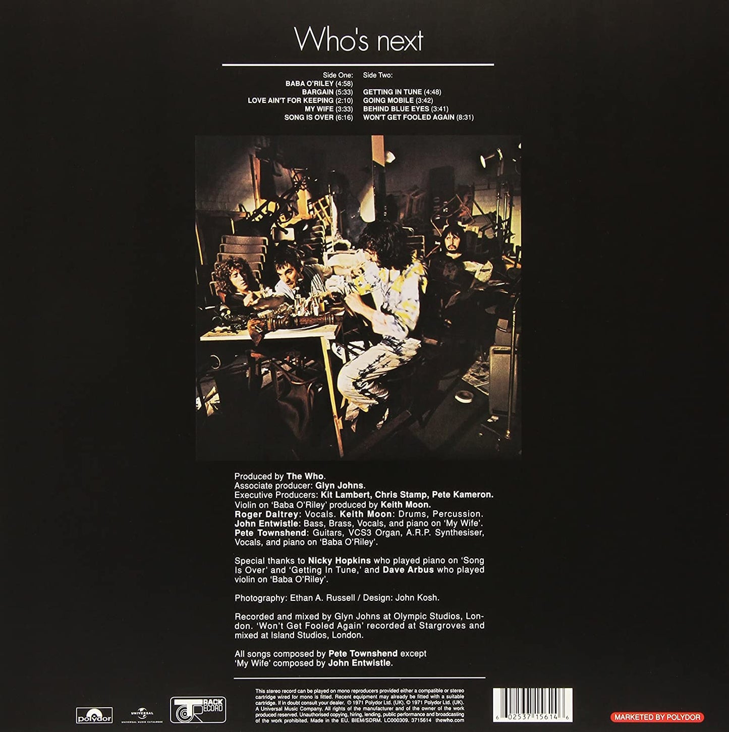 Who, The/Who's Next [LP]