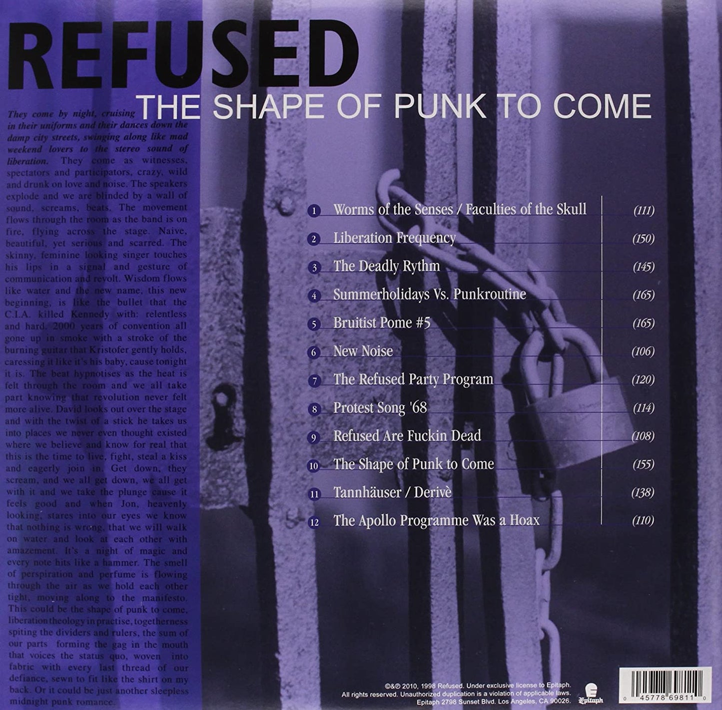 Refused/The Shape of Punk To Come (2LP) [LP]