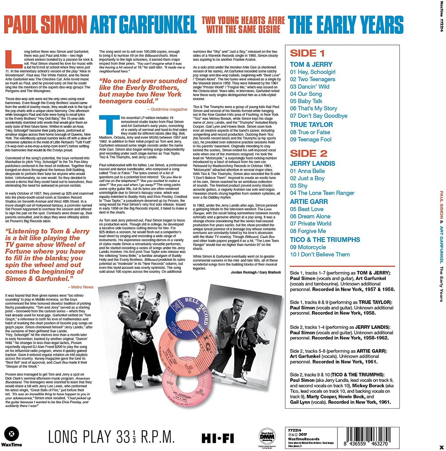 Simon, Paul & Garfunkel, Art/The Early Years [LP]