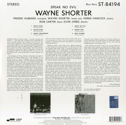 Shorter, Wayne/Speak No Evil (Blue Note Classic Series) [LP]