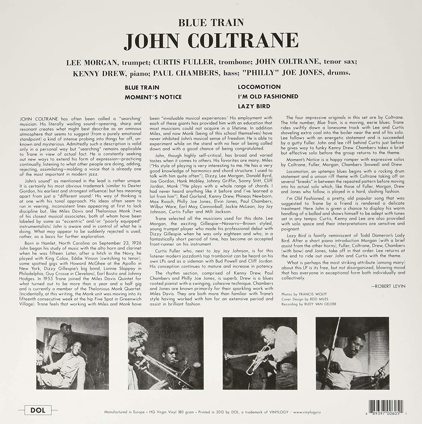 Coltrane, John/Blue Train (Blue Vinyl) [LP]