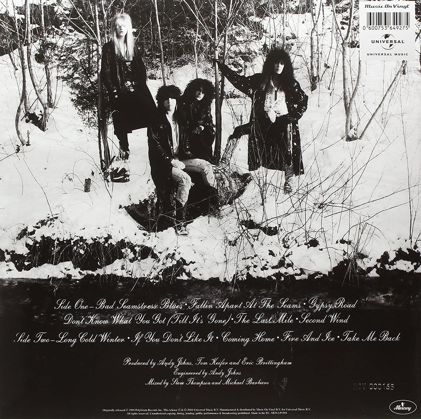 Cinderella/Long Cold Winter (Audiophile Pressing) [LP]