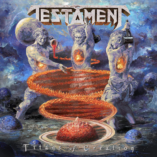 Testament/Titans of Creation (Clear with Blue/Orange Splatter Vinyl) [LP]