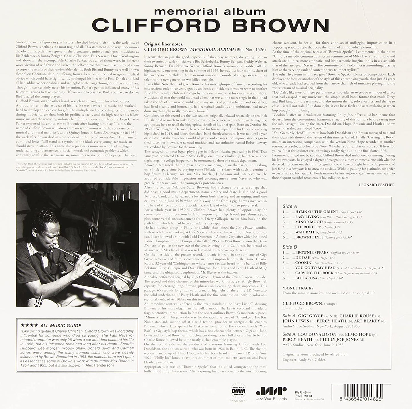 Brown, Clifford/Memorial Album [LP]