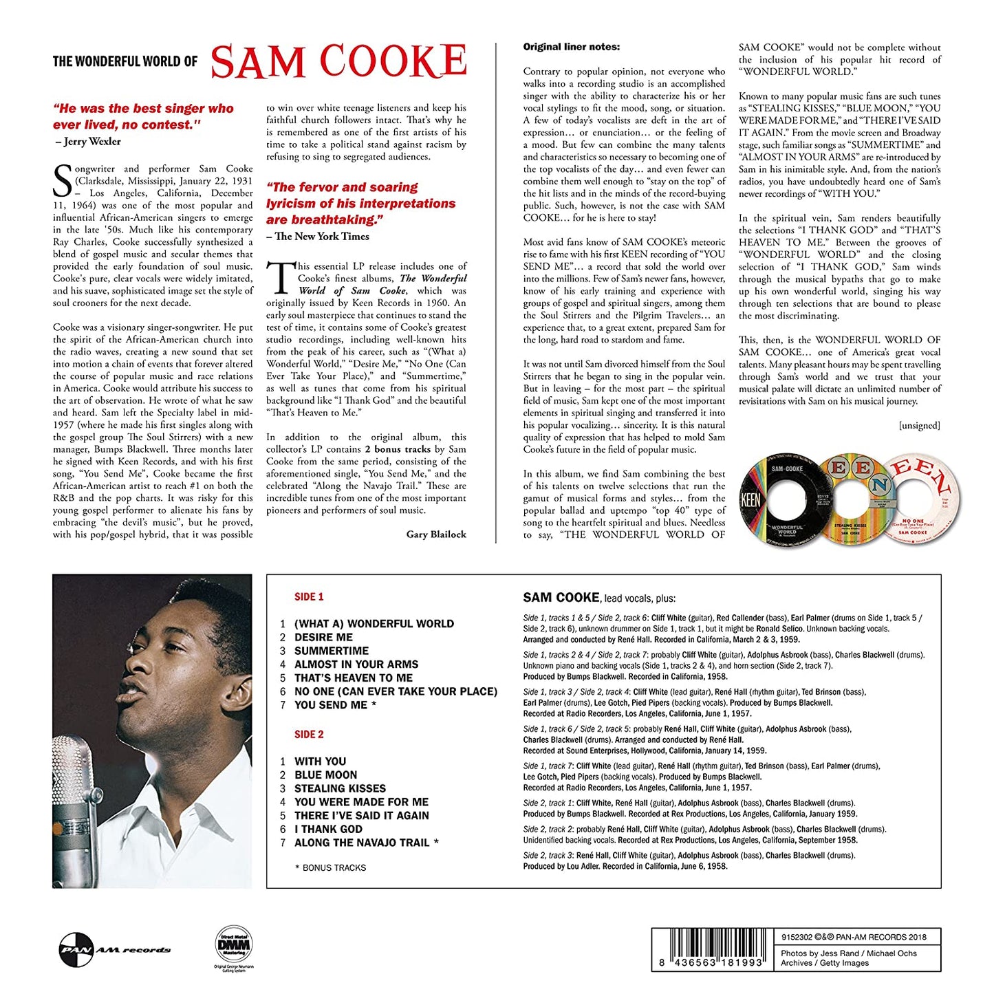 Cooke, Sam/The Wonderful World Of [LP]