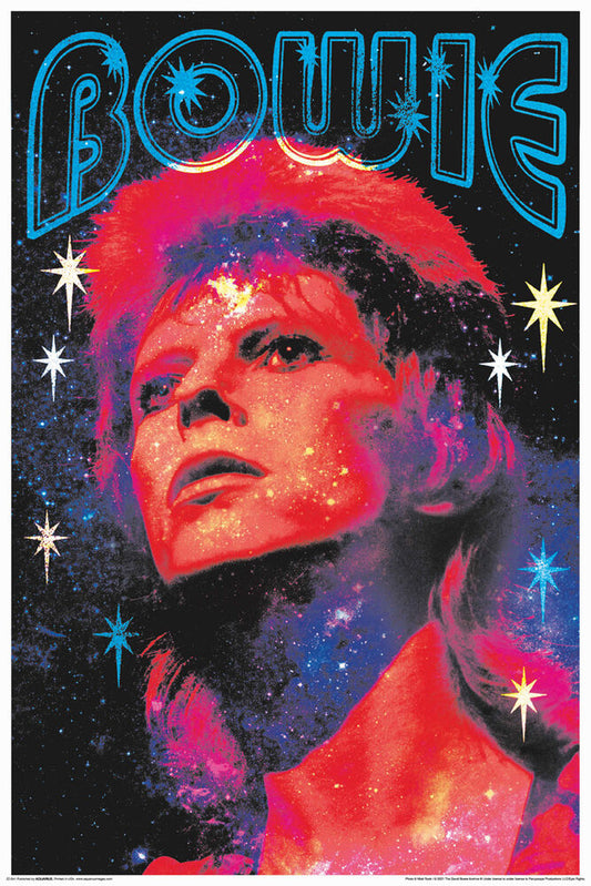 Poster/David Bowie - Glitter (Blacklight Poster)