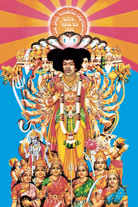 Poster/Jimi Hendrix - Axis Bold as Love