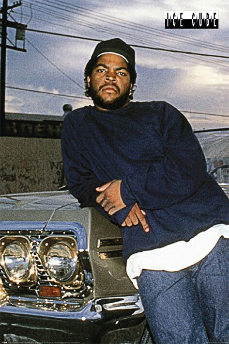 Poster/Ice Cube - Leaning on Impala