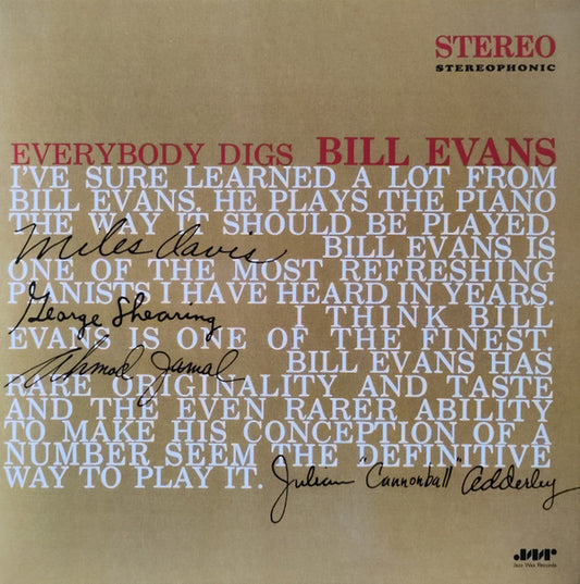 Evans, Bill/Everybody Digs [LP]