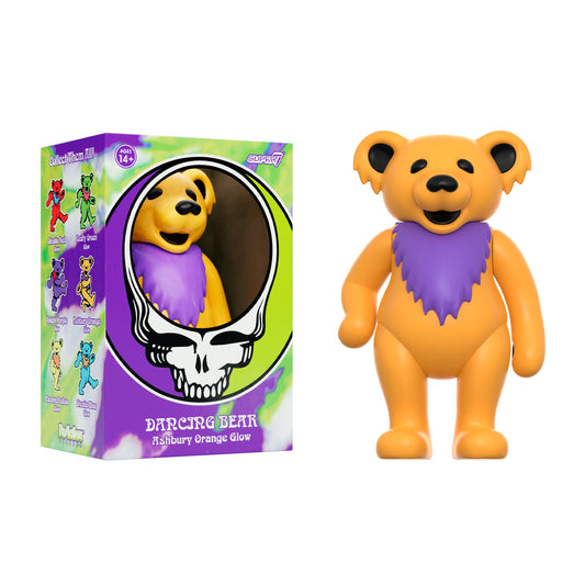 Grateful Dead/Ashbury Orange Dancing Bear ReAction Figure [Toy]