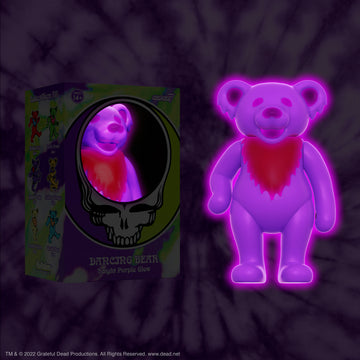 Grateful Dead/Haight Purple Dancing Bear ReAction Figure [Toy]