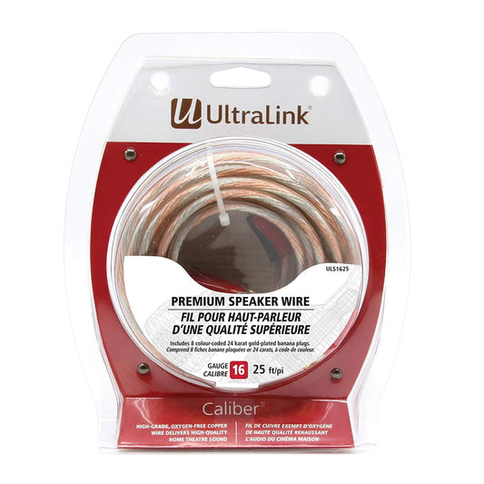 Ultralink Premium Speaker Wire (16 Gauge - 25 Feet)