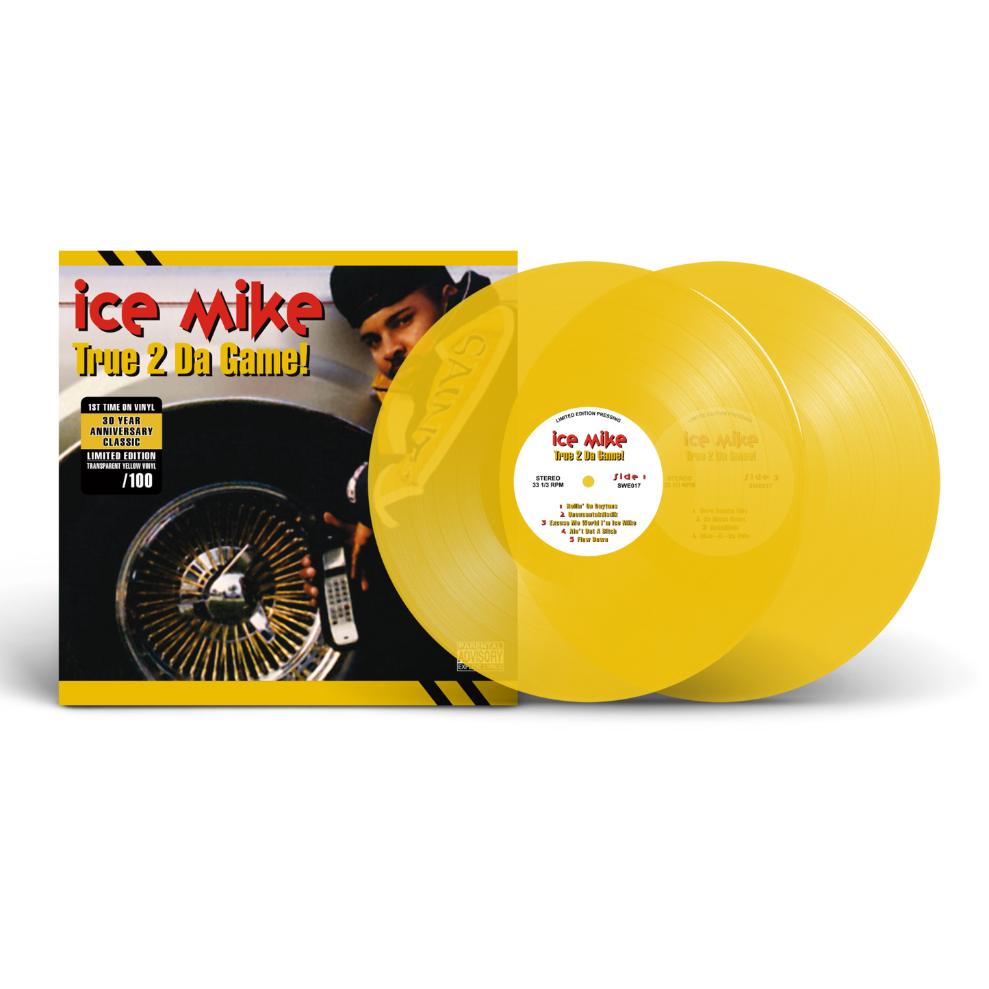 Ice Mike/True 2 Da Game! (Transparent Yellow Vinyl) [LP]