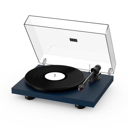 Pro-Ject Debut Carbon EVO - Satin Blue with 2M Red